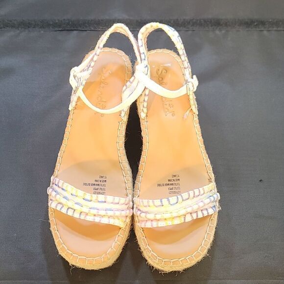 BRAND NEW SPLENDID LIZZY PLATFORM ESPADRILLE WEDGE SANDAL - Picture 2 of 16